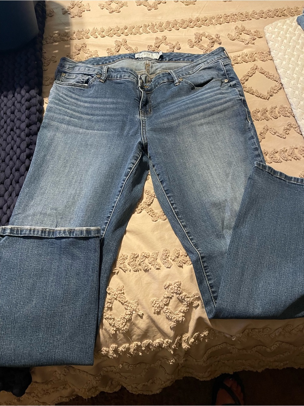 torrid Light Wash Straight Leg Jeans